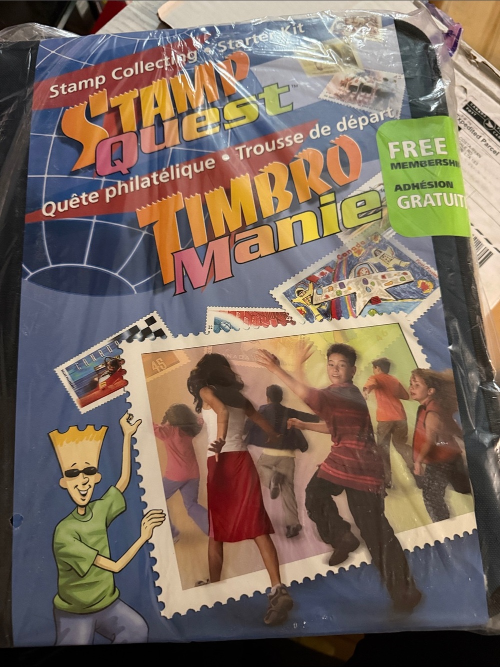Stamp Collecting Starter Kit - Blue